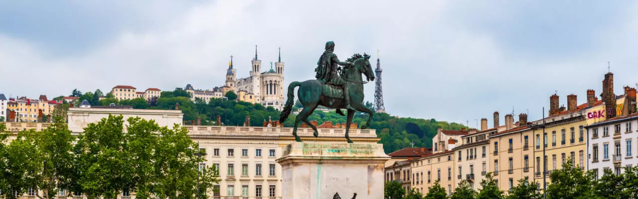 Place Bellecour à Lyon